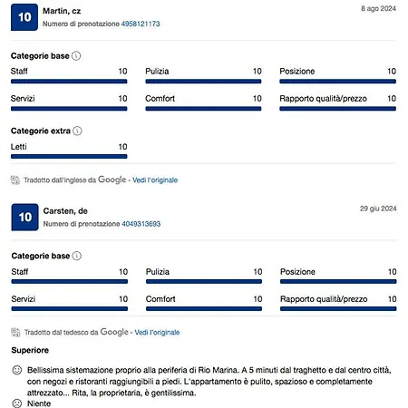 La Casa Di Anita Daire Rio Marina